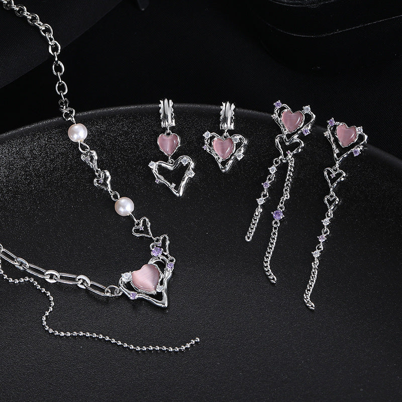 Heart Shape Earring and necklace